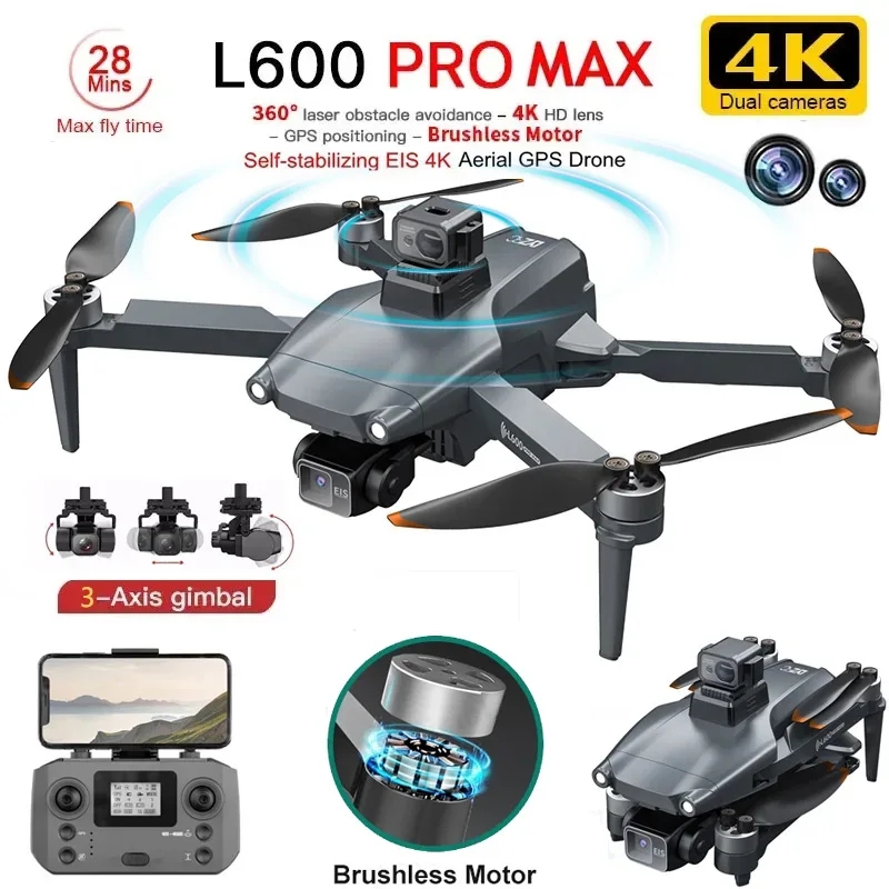 Drone Surveying - L600 PRO MAX GPS Drone Professional