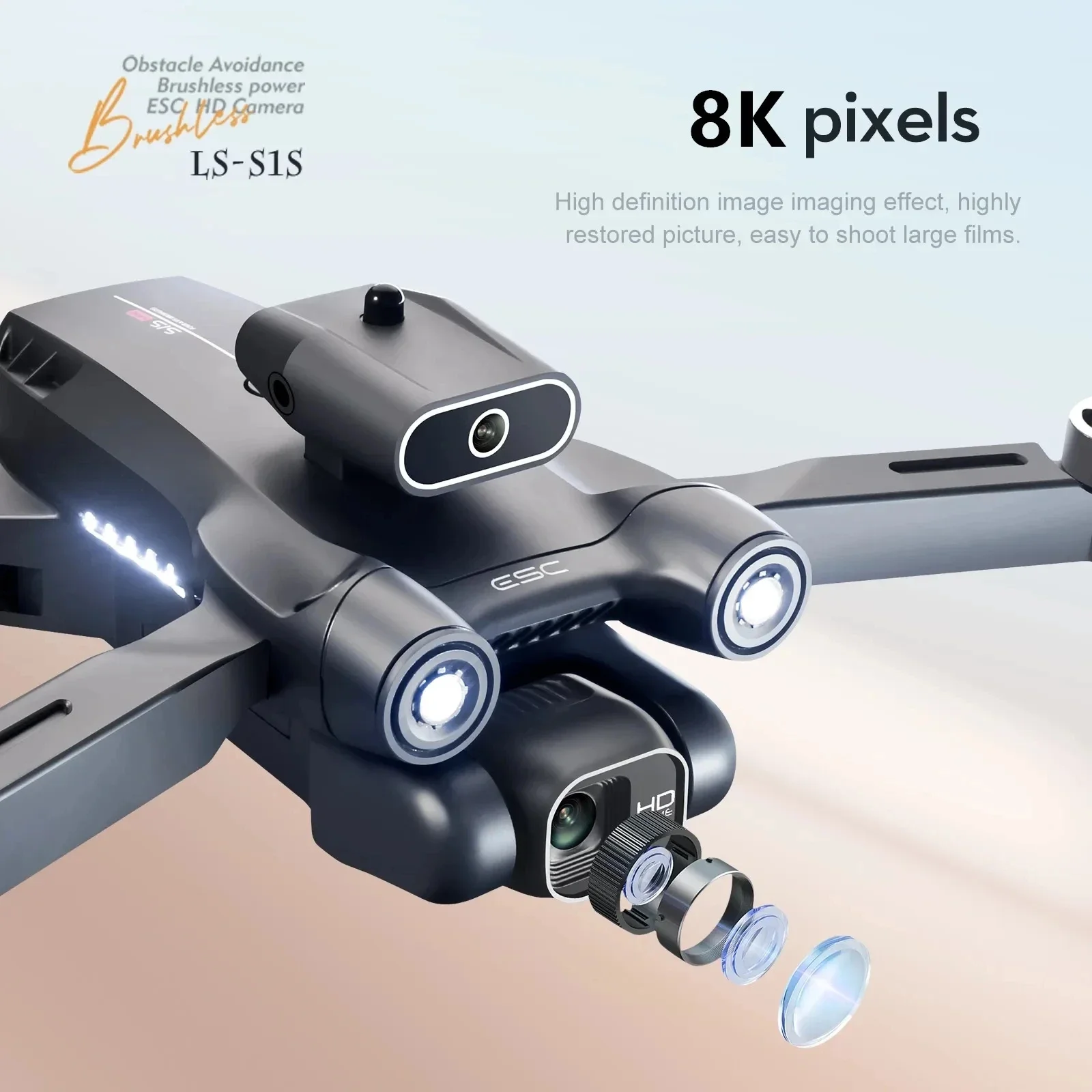 New S1S 5G GPS Drone Camera 8K - Drone Multispectral 评论和价格
