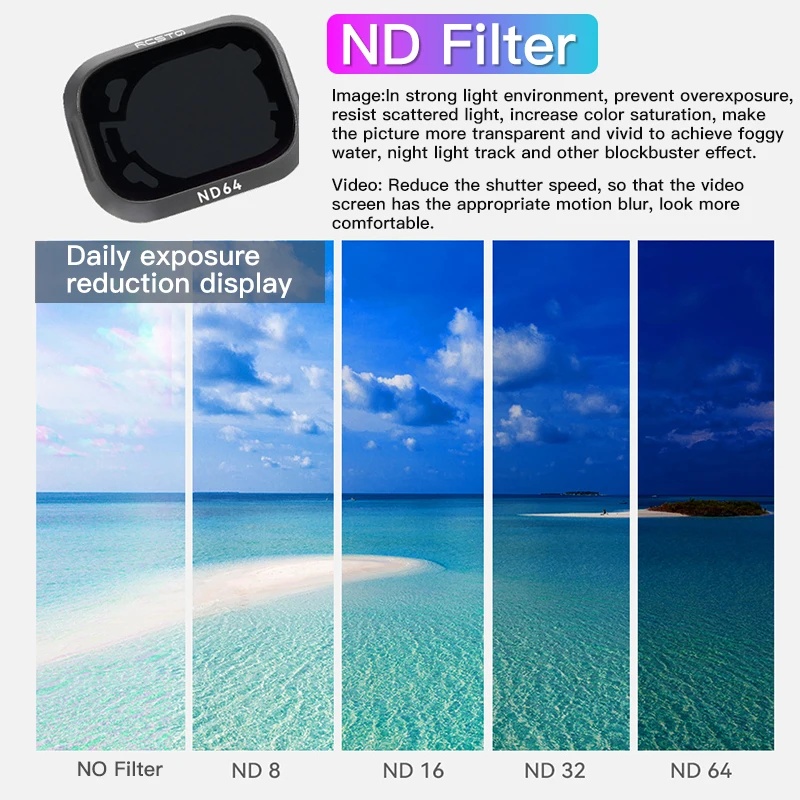 RCSTQ For DJI Mini 3 Pro Filte - Drone Video Production 评论和价格